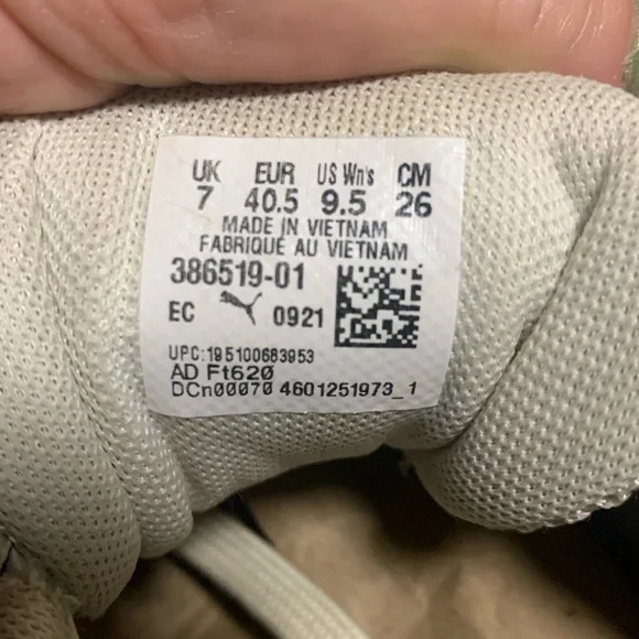 PUMA Mayze Leather Platform sneakers/shoes - Picture 11 of 12